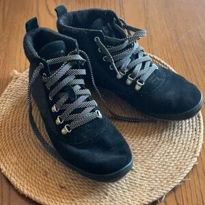 Keds Womens Scout II Black Suede/Quilted Nylon Boots Shoes WH63998 Size 9.0
